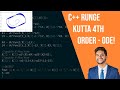 C++ Tutorial | Numerical Methods | Runge Kutta 4th Order - Solving Nonlinear Equations