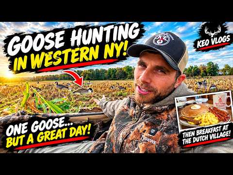 We Only Got ONE… But It Was a Fun Goose Hunt! | Western NY