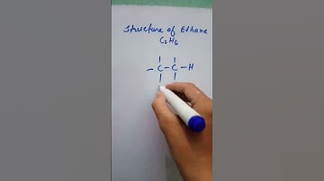 C2H6 structure. #shorts #math #chemistry #xhem #maths.