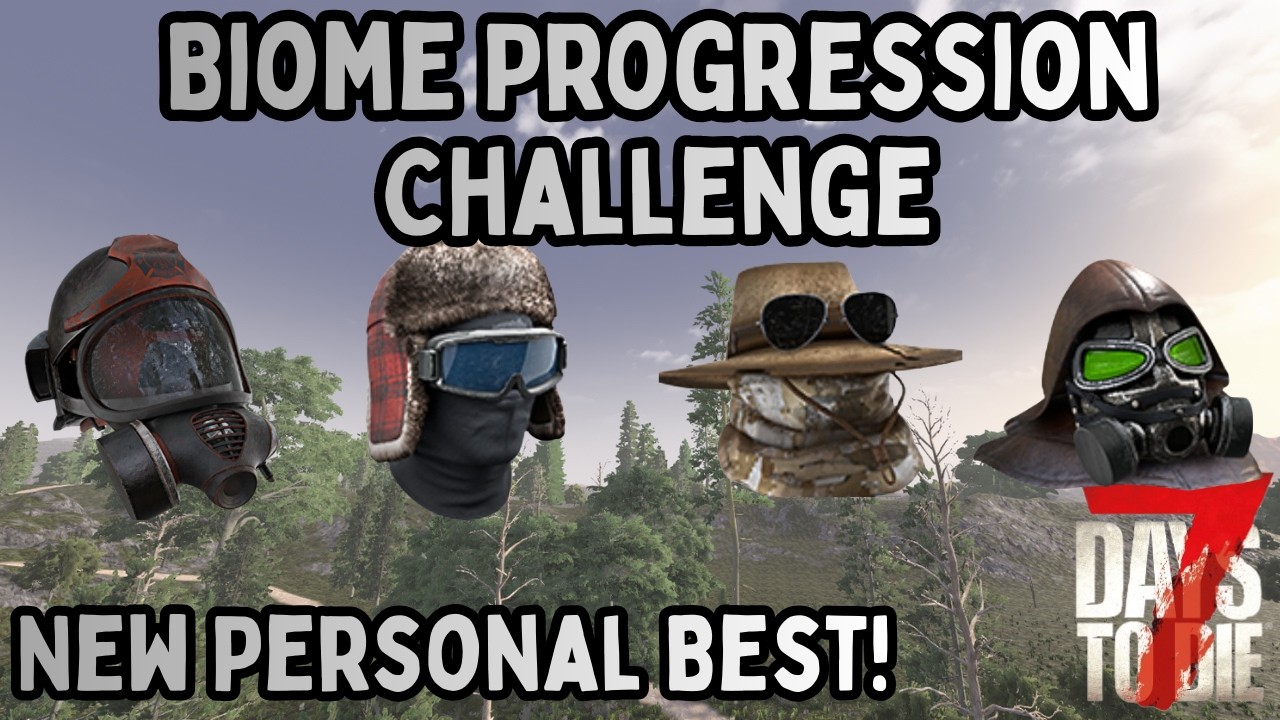 Biome Progression Speedrun Challenge 7 Days to Die 2.5 - A New Record!
