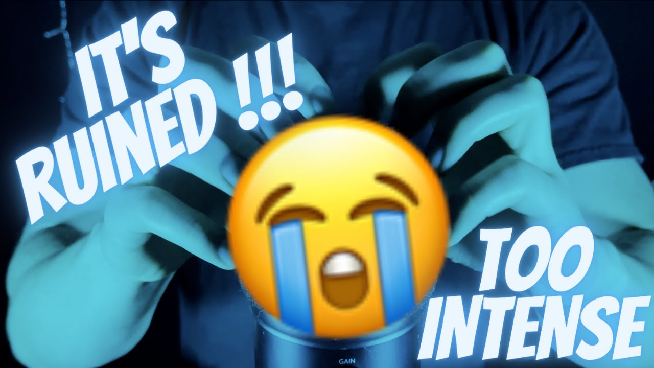 Destroying my mic for ASMR (no talking)