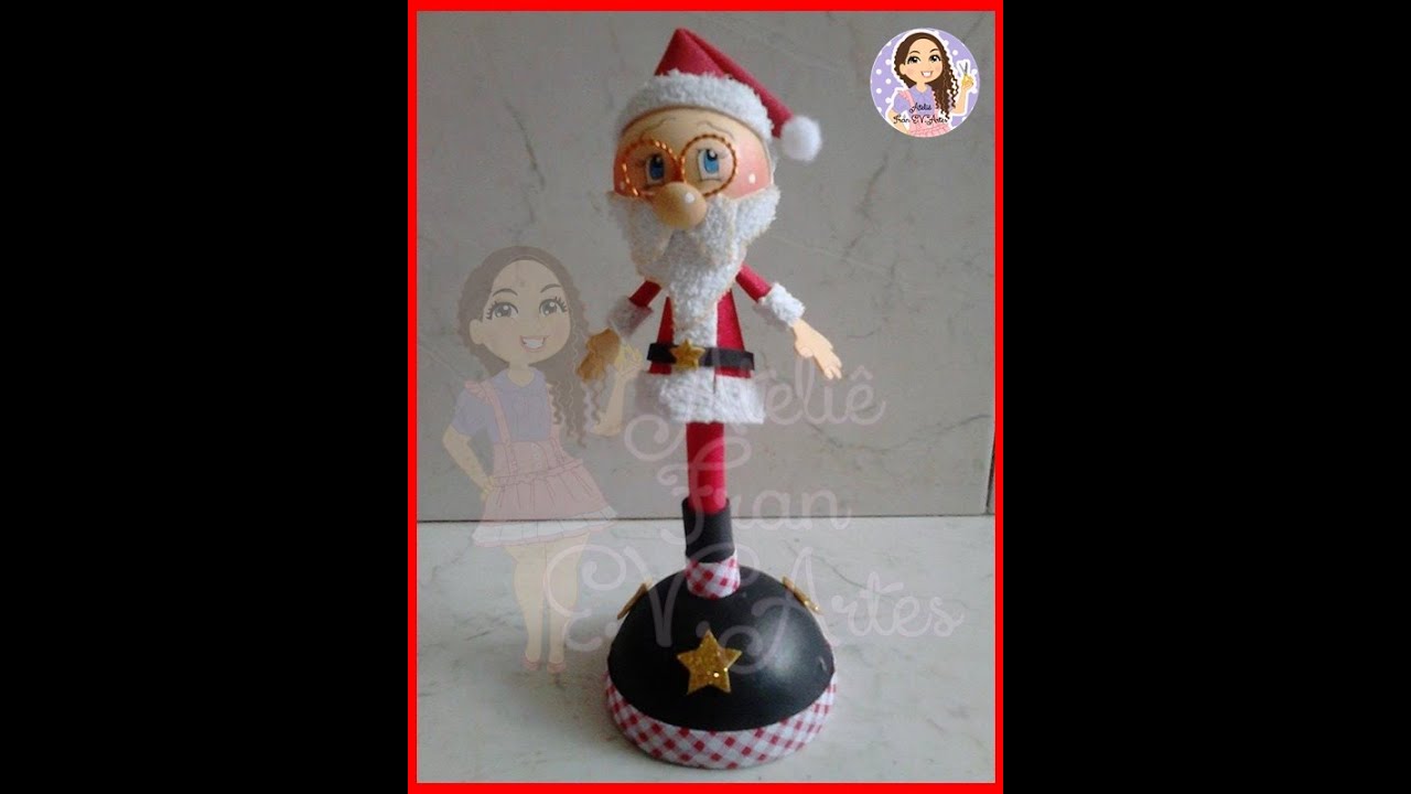 LEMBRANCINHA DE NATAL (CANETA NOEL) ATELIÊ FRAN E.V.ARTES - YouTube