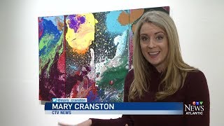 CTV News - &quot;The paintings are figuratively flying off the wall, with 24 of them already sold&quot;