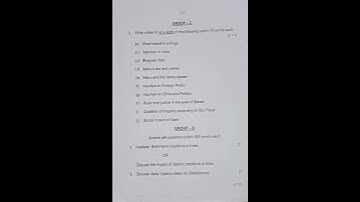 Political Science Honours Questions,5th Semester, Core-XII, An Autonomous College Questions