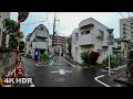Rainy Day Walk in Adachi’s Residential Streets at Noon | Tokyo, Japan | 4K/HDR