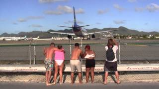St. Maarten Plane Spotting Take-Offs Compilation, Princess Juliana Airport