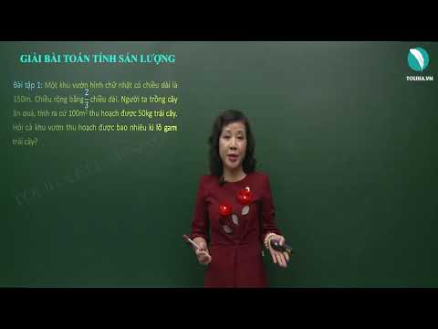 Video Bài Toán Tính Sản Lượng - Toán Nâng Cao Lớp 4 - youtube