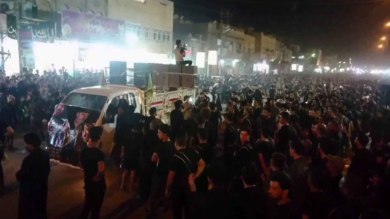 موكب الزهراء / بصرة/ حي الحسين/ شارع السيد / كفيل الموكب المرحوم الحاج كريم البيظاني