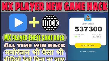 Mx Player New game Hack😱 || Mx Player Chess game Unlimited hack trick || Mx player Chess game Mod