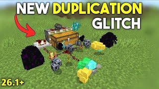 NEW! Infinite Item Duplication Glitch Minecraft Bedrock v26.10+! (Easy Survival)