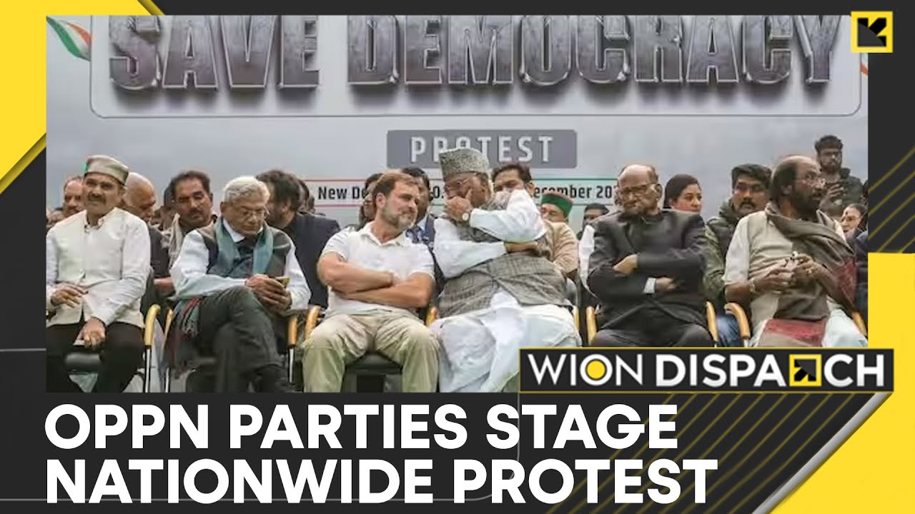 Opposition MPs protest suspensions: Opposition demands Home Minister's statement | WION Dispatch