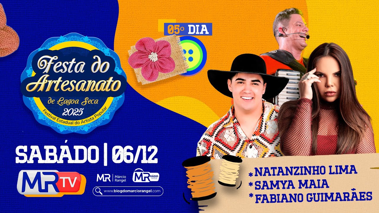 FESTA DO ARTESANATO 2025 LAGOA SECA - DIA 01 (02/12/2025)