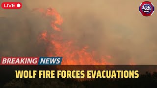 Wolf Fire in Riverside County Forces Mass Evacuations | Over 1,400 Acres Burned । USA TODAY NEWS