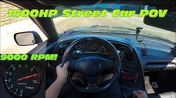 Taking My 1500HP Supra Out For A Cruise. Recording People