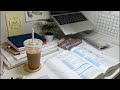 8:00-13:00 study with me on Sunday