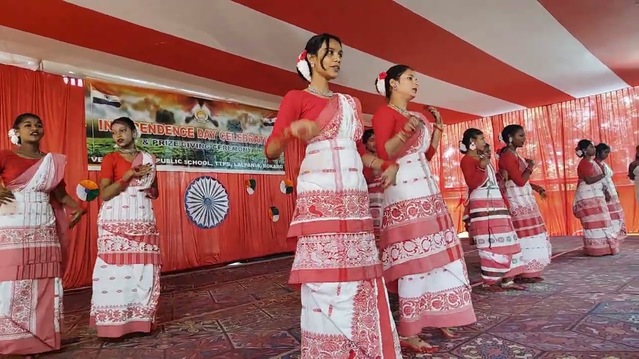 DAV Public School TTPS Lalpania Santhali Dance on Occasion of Independence Day 2025