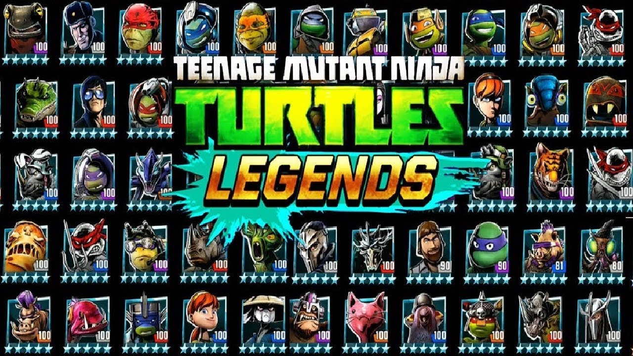 Черепашки ниндзя легенды картинки всех героев