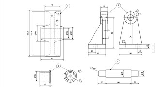 How to  do Assembly Drawing Roller Wheel.