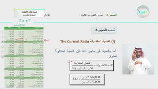 نسب السيولة ( النسبة المتداولة ) - الإدارة المالية (1-1) - مسار إدارة الأعمال - السنة الثانية