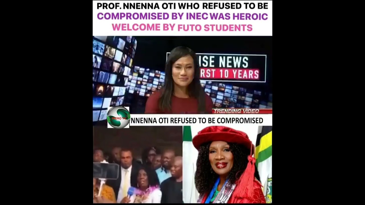 PROF. NNENNA OTI THE VICE COUNCILLOR OF FUTO REFUSES TO BE COMPROMISED BY THE INEC WAS HEROIC