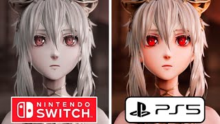 Code Vein 2 PS5 vs Nintendo Switch Graphics Comparison