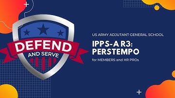 PERSTEMPO | IPPS-A R3 | Members & HR PROs