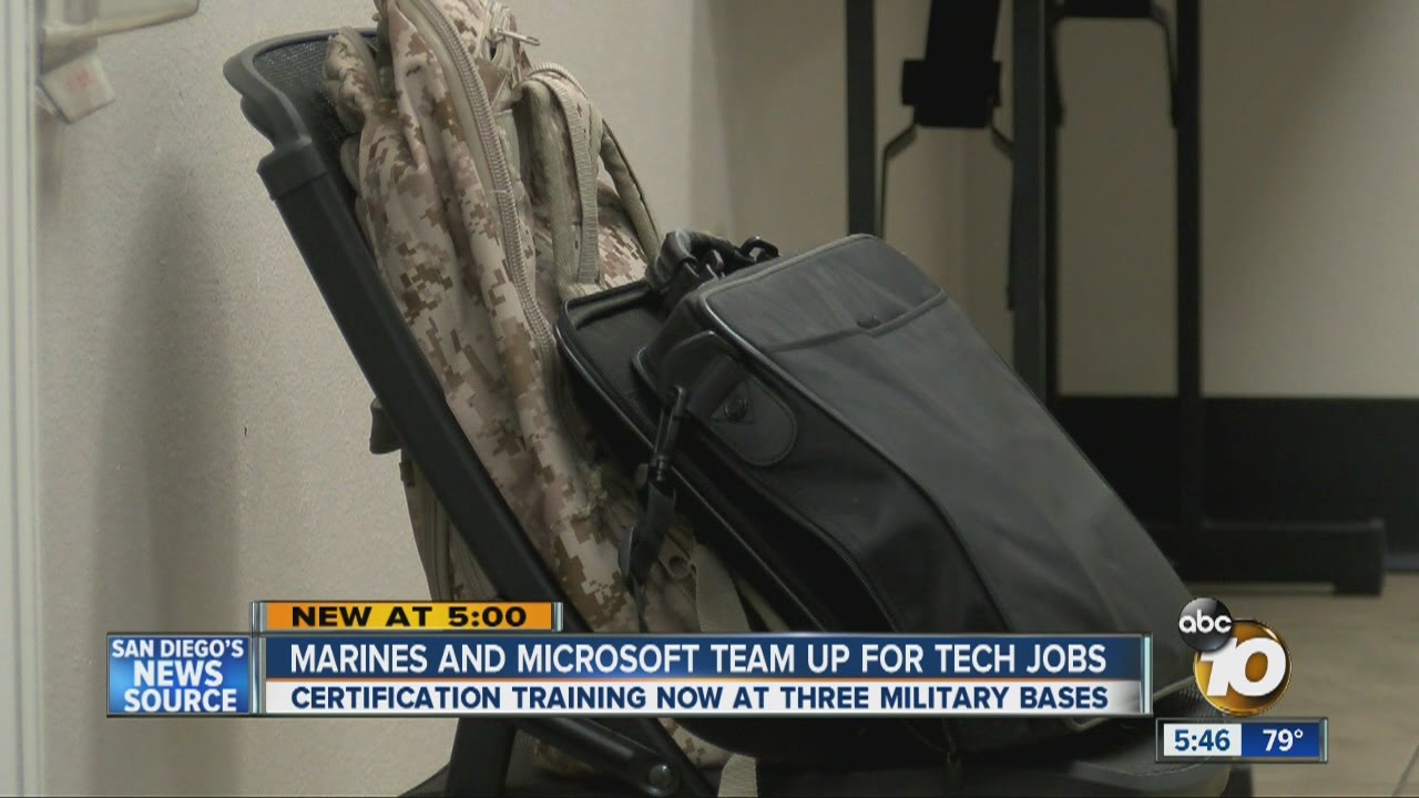 Microsoft training program helping veterans as they transition out of