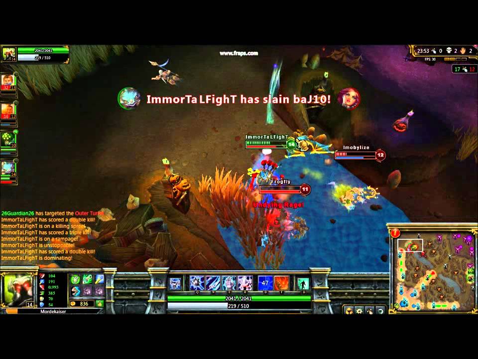 LoL Rumble Quadra kill