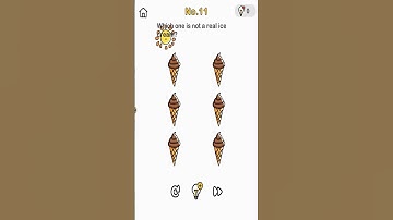 Brain Out Level 11 Which one is not a real ice cream?