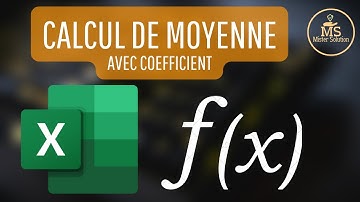 Nouvelle méthode: Calcul de moyenne avec coefficient