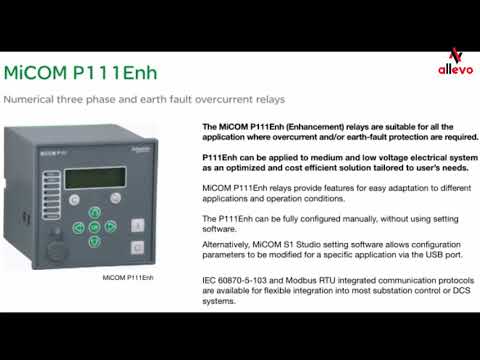 MiCOM P111 Enh Three Phase Earth Fault Over Current Relay |Parameters Setting
