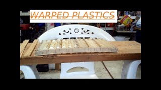 WARPED PLASTICS , AND HOW TO STRAIGHTEN THEM