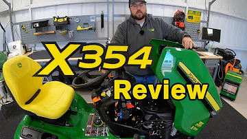 Kolik váží traktor John Deere x354?