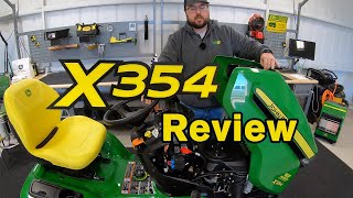 2021 John Deere X354 Riding Lawn Mower Review and Walkaround Thumbnail