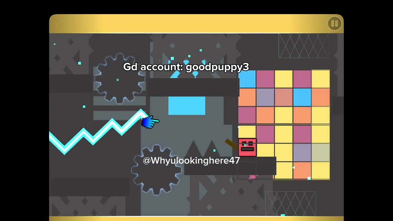 New geometry dash level I am working on (not finished) 