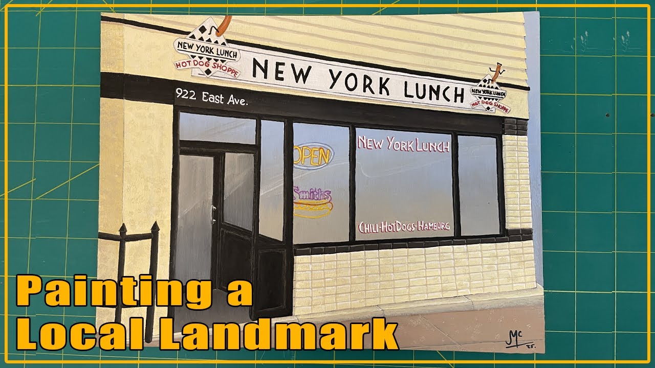 Painting Local Landmark | New York Lunch