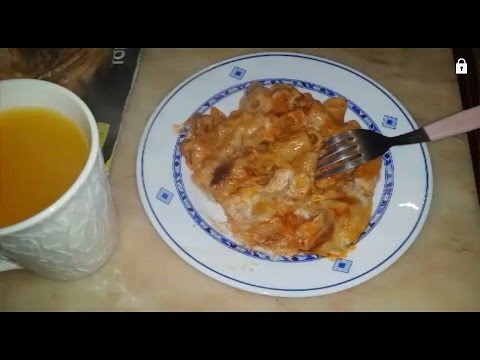 معكرونة بصلصة رائعة ---- les pates avec la sauce blanche 
