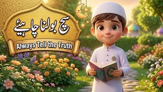 Sach Bolna Chahiye | Always Tell The Truth | Islamic Moral Stories For Kids | Cartoon Kids Story Guide