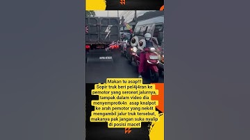 pelaj4ran di kala macet panjang...#viralvideo #shortvideo  #truck #beritaterkini #fyp