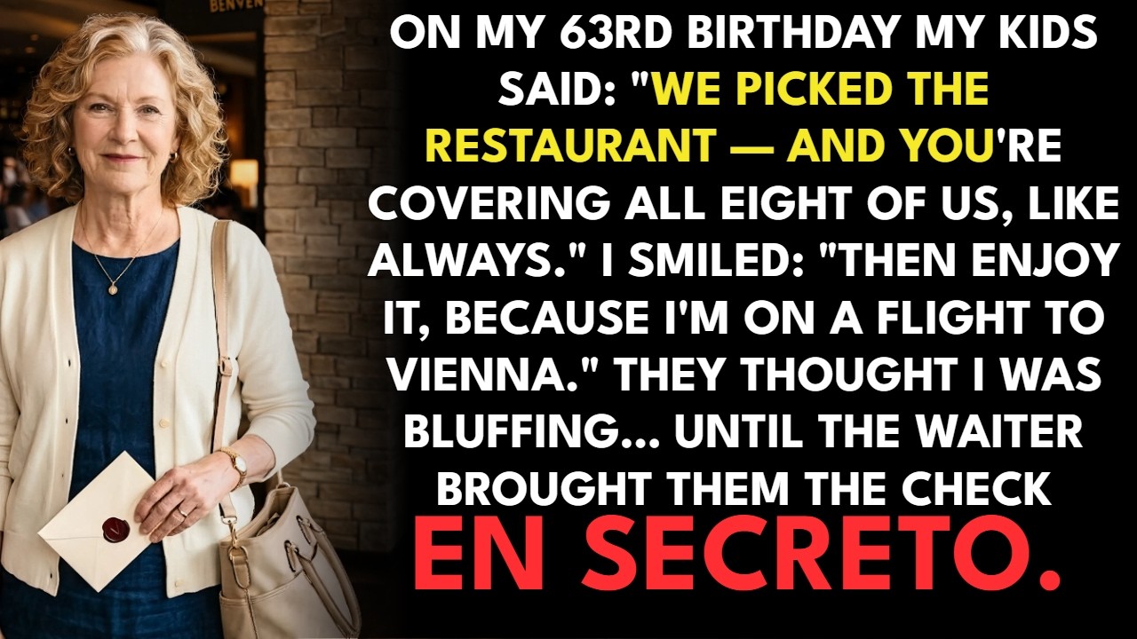 Am Tag vor meinem 63. Geburtstag rief meine Schwiegertochter an: „Wir haben den Harborview Grill reserviert, acht Personen, und da es dein Essen ist, dachtest du sicher, du übernimmst die...
