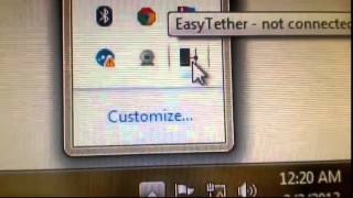 pc + android = pc internet via USB screenshot 1