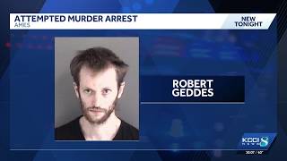 Ames man accused of running over motorcyclist with his car