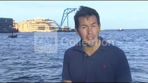 ITALY THE COSTA CONCORDIA UPRIGHT (GOOD PIECE)