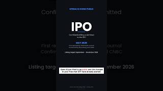 OpenAI is going public — here's what changes for free ChatGPT users | ChatGPT IPO #shorts #ipo