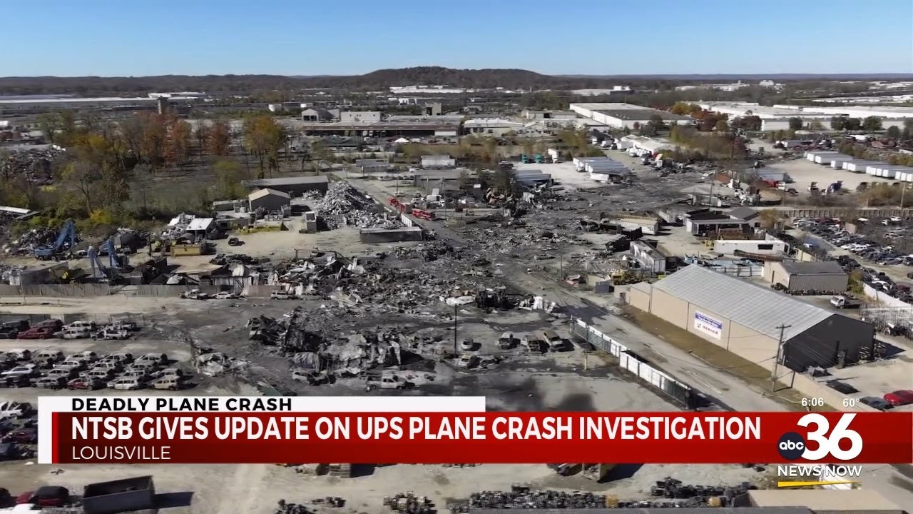NTSB gives update on UPS plane crash investigation - YouTube