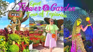 Epcot 2024 Flower & Garden Festival Tour of Topiaries: Asha, Groot & More #flowerandgardenfestival