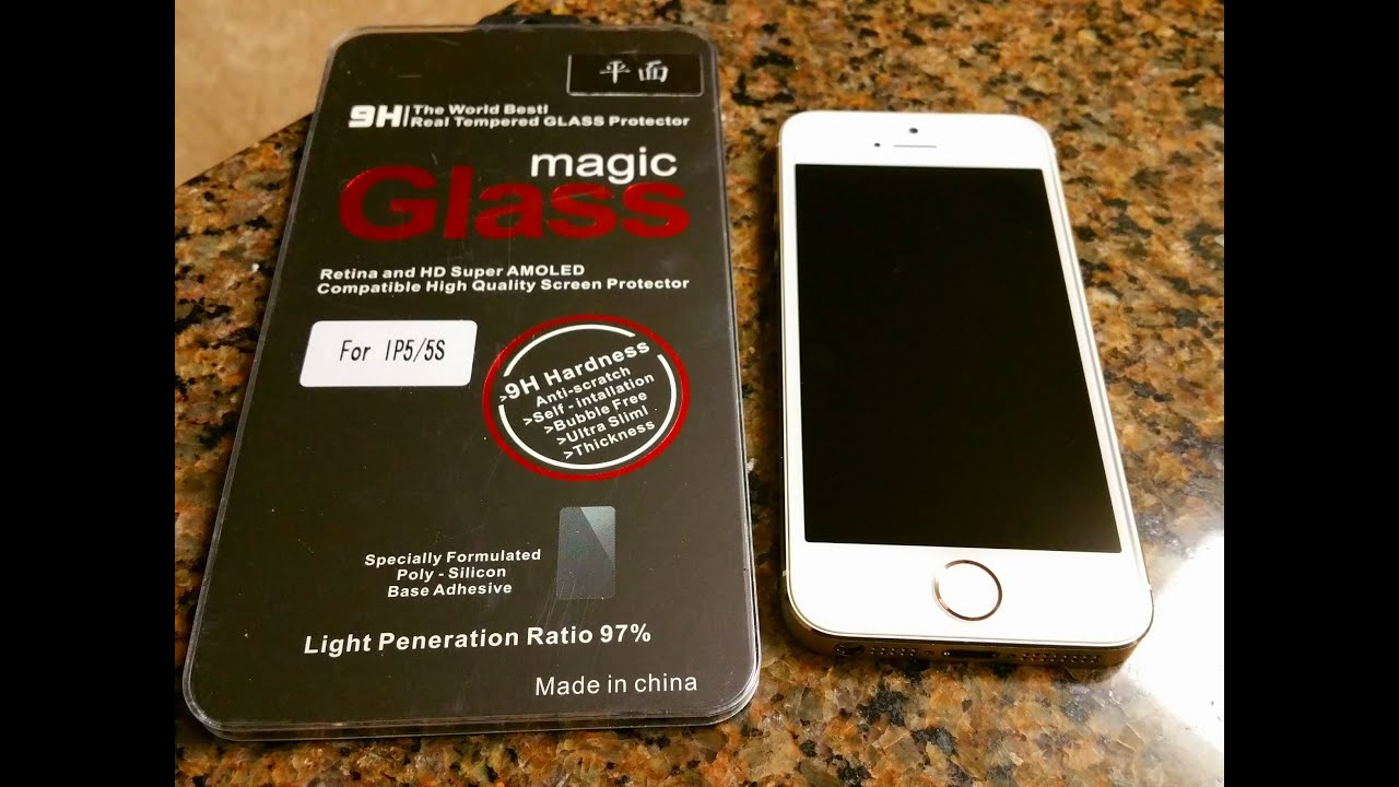 Iphone 5/5s Tempered Glass Screen Protector for $3.59 Review