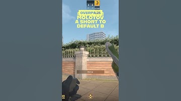 [Overpass Molotov] A Short to Default B | CS2 #shorts #cs2 #cs2molotov #cs2overpass #overpass