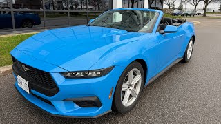 2026 Mustang Convertible Premium from National Car Rental Toronto Pearson Airport YYZ - Quick Review