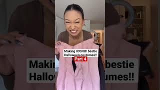 Making an Iconic Halloween Costume for my Bestie and Me // EPISODE 4  #shorts